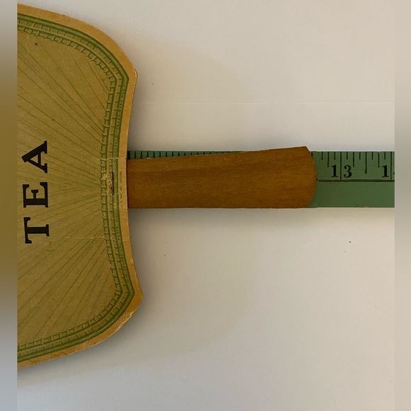 Dixie Club Coffee & Tea Vintage Advertising Hand Fan - Picture 6 of 7